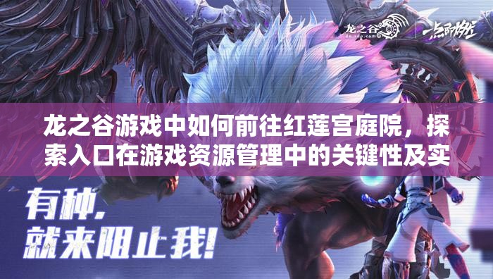 龙之谷游戏中如何前往红莲宫庭院，探索入口在游戏资源管理中的关键性及实用技巧