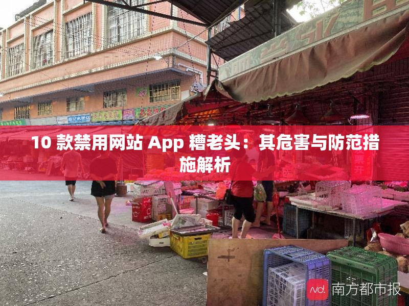 10 款禁用网站 App 糟老头：其危害与防范措施解析