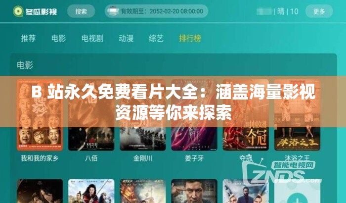B 站永久免费看片大全：涵盖海量影视资源等你来探索