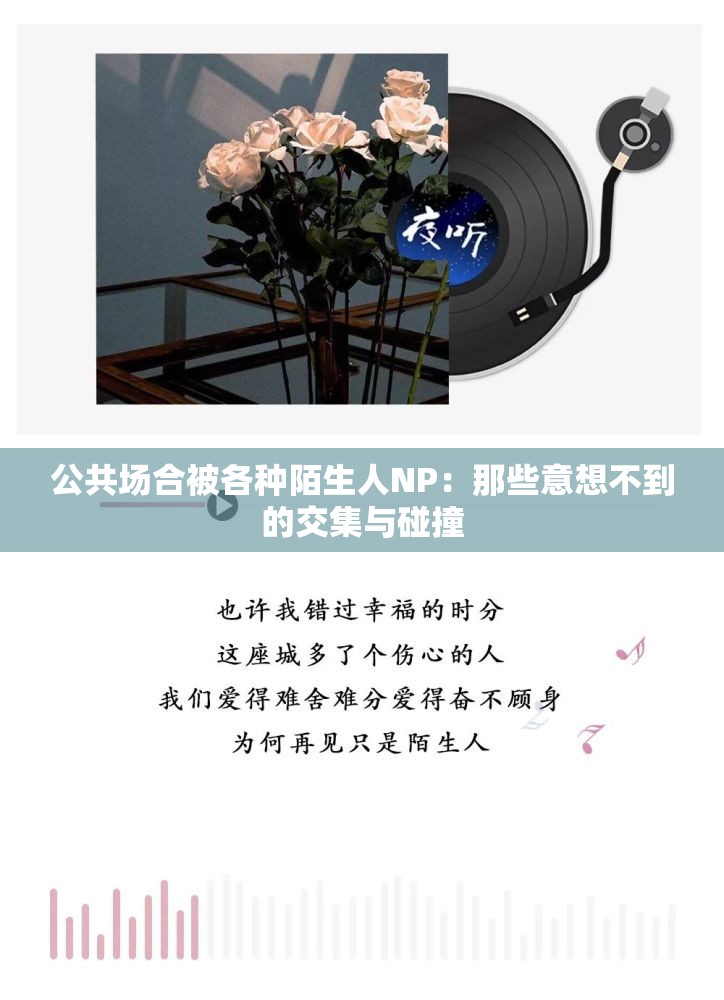 公共场合被各种陌生人NP：那些意想不到的交集与碰撞