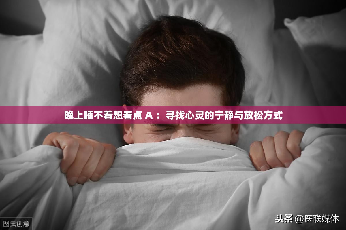 晚上睡不着想看点 A ：寻找心灵的宁静与放松方式