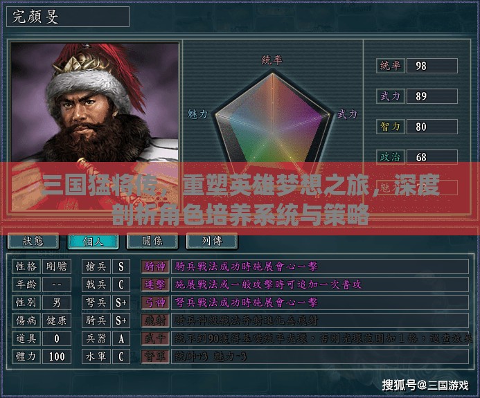 三国猛将传，重塑英雄梦想之旅，深度剖析角色培养系统与策略
