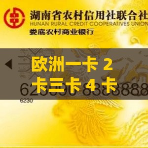 欧洲一卡 2 卡三卡 4 卡乱码：神秘而引人入胜的独特体验