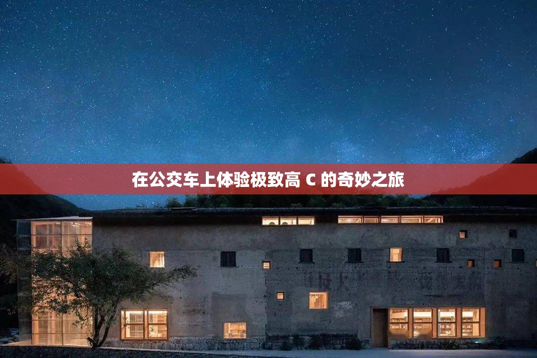 在公交车上体验极致高 C 的奇妙之旅