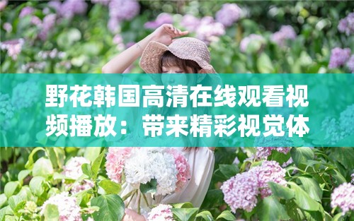 野花韩国高清在线观看视频播放：带来精彩视觉体验