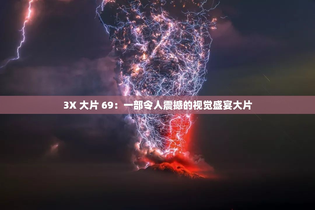 3X 大片 69：一部令人震撼的视觉盛宴大片