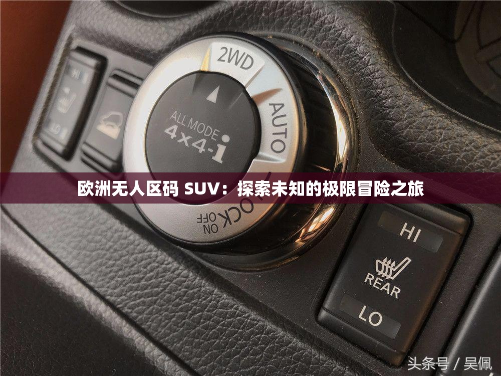 欧洲无人区码 SUV：探索未知的极限冒险之旅