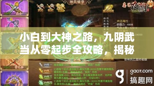 小白到大神之路，九阴武当从零起步全攻略，揭秘资源管理的艺术与技巧