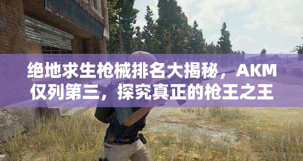 绝地求生枪械排名大揭秘，AKM仅列第三，探究真正的枪王之王花落谁家