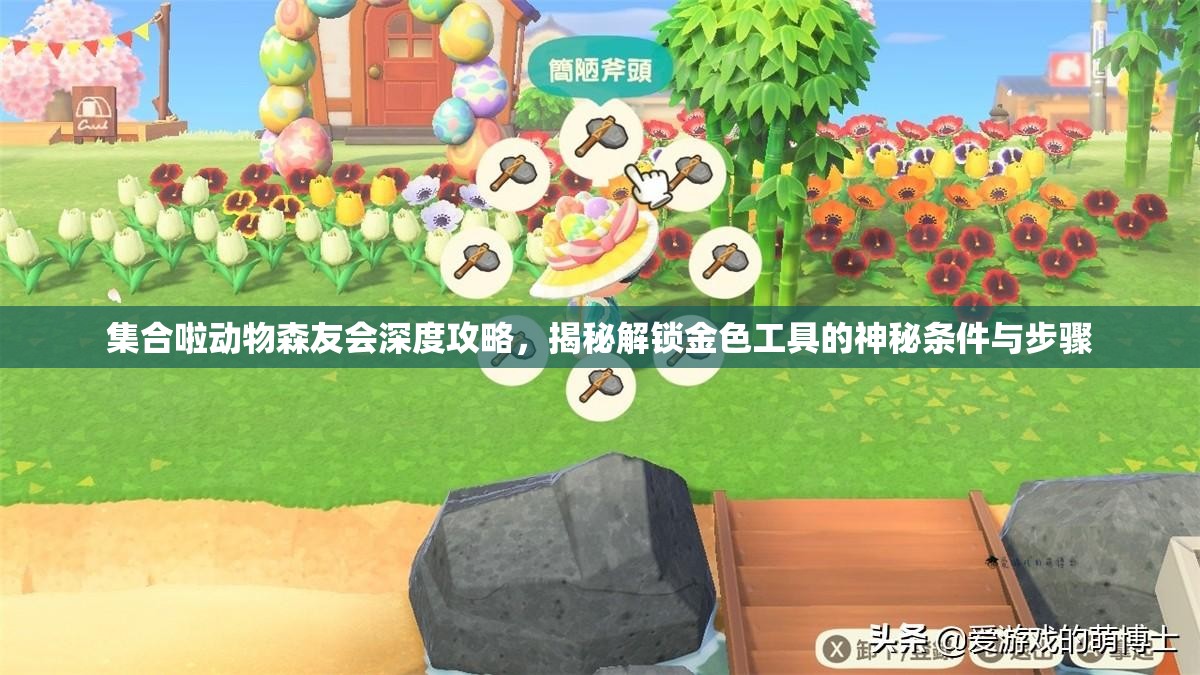 集合啦动物森友会深度攻略，揭秘解锁金色工具的神秘条件与步骤