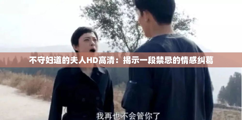 不守妇道的夫人HD高清：揭示一段禁忌的情感纠葛