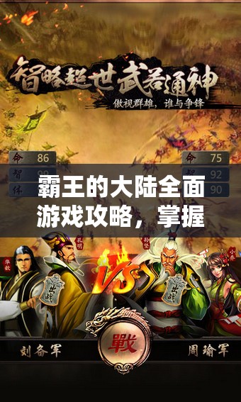 霸王的大陆全面游戏攻略，掌握资源管理艺术，轻松玩转策略战场