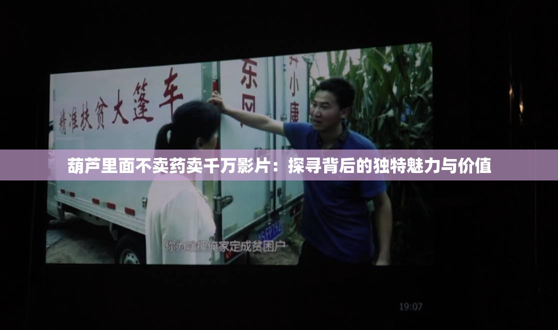 葫芦里面不卖药卖千万影片：探寻背后的独特魅力与价值