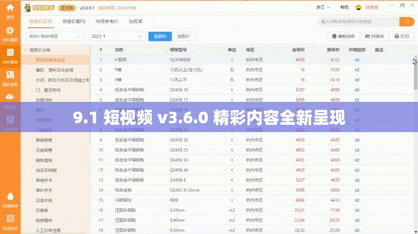 9.1 短视频 v3.6.0 精彩内容全新呈现