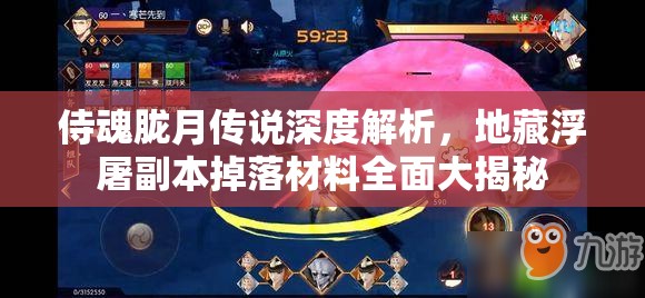 侍魂胧月传说深度解析，地藏浮屠副本掉落材料全面大揭秘