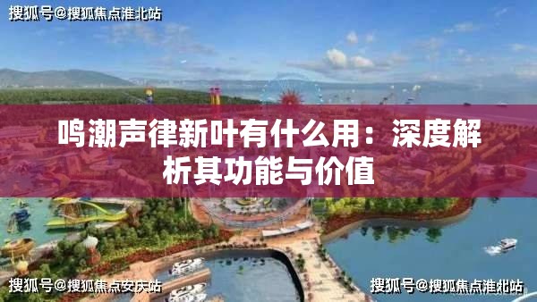 鸣潮声律新叶有什么用：深度解析其功能与价值