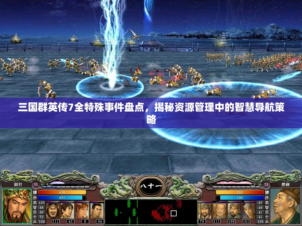三国群英传7全特殊事件盘点，揭秘资源管理中的智慧导航策略