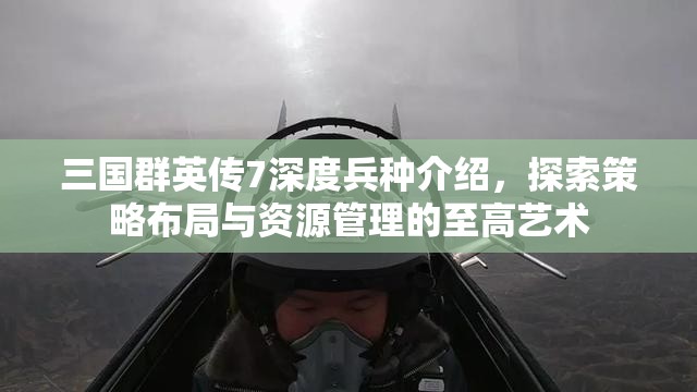 三国群英传7深度兵种介绍，探索策略布局与资源管理的至高艺术