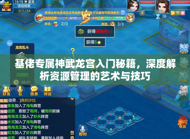 基佬专属神武龙宫入门秘籍，深度解析资源管理的艺术与技巧