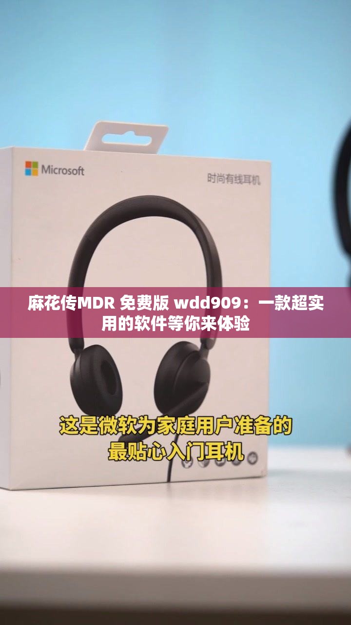 麻花传MDR 免费版 wdd909：一款超实用的软件等你来体验