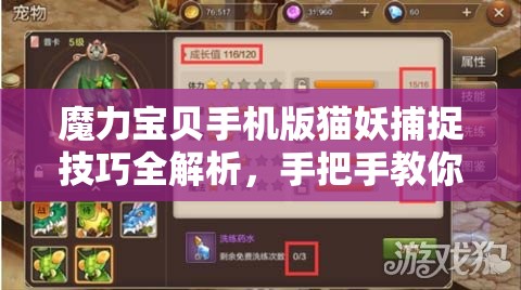 魔力宝贝手机版猫妖捕捉技巧全解析，手把手教你如何成功捕获猫妖