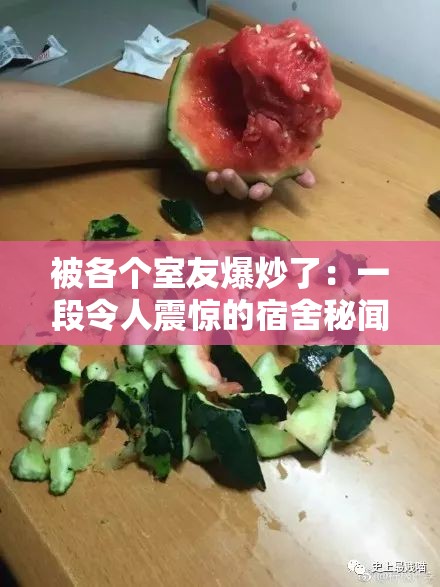 被各个室友爆炒了：一段令人震惊的宿舍秘闻