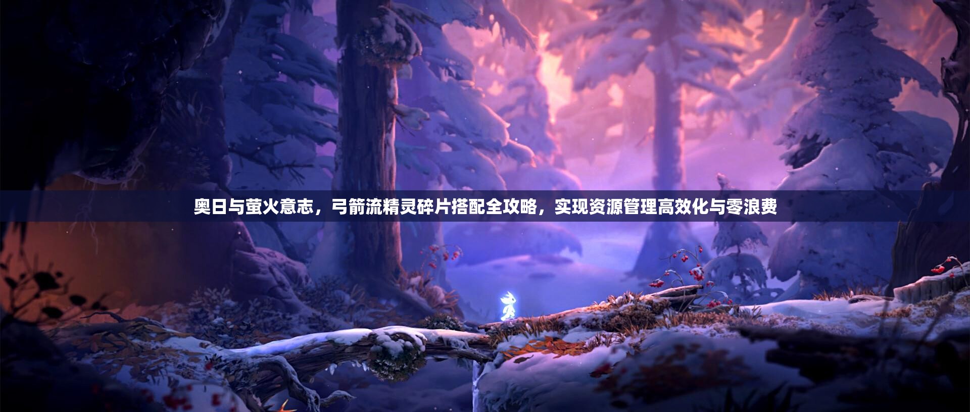 奥日与萤火意志，弓箭流精灵碎片搭配全攻略，实现资源管理高效化与零浪费