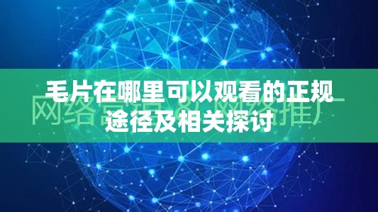 毛片在哪里可以观看的正规途径及相关探讨