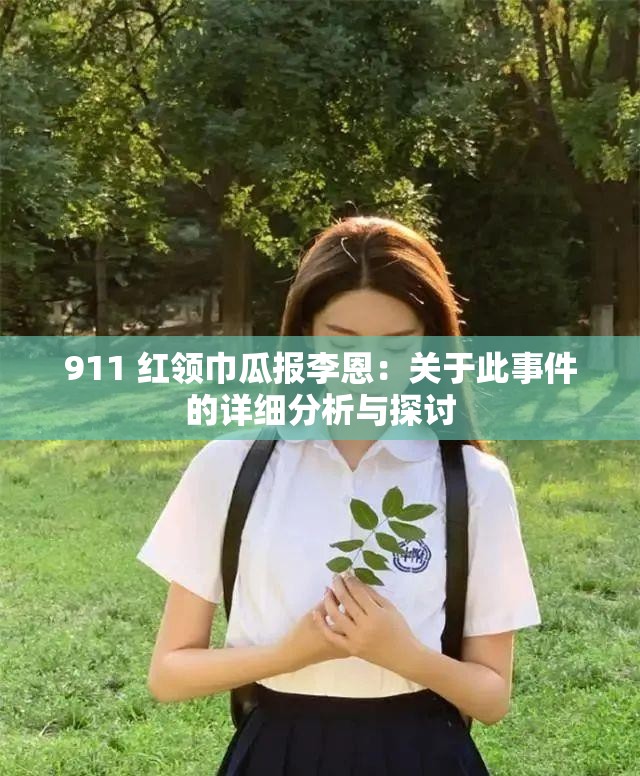 911 红领巾瓜报李恩：关于此事件的详细分析与探讨
