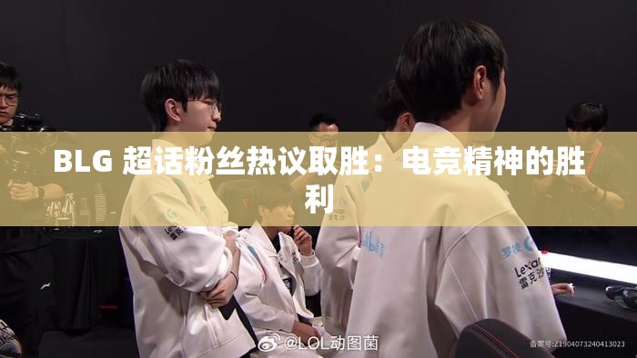 BLG 超话粉丝热议取胜：电竞精神的胜利