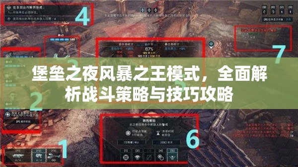 堡垒之夜风暴之王模式，全面解析战斗策略与技巧攻略