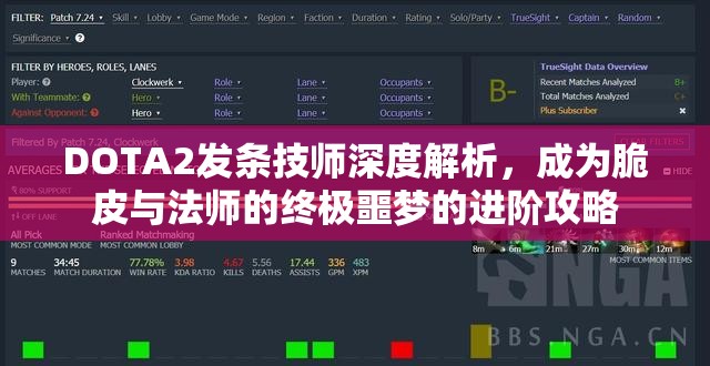 DOTA2发条技师深度解析，成为脆皮与法师的终极噩梦的进阶攻略