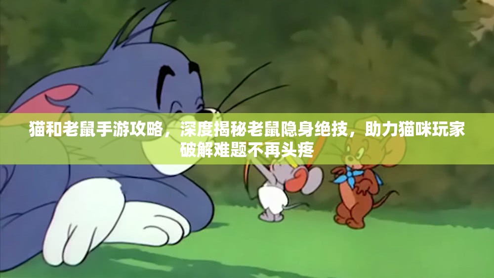 猫和老鼠手游攻略，深度揭秘老鼠隐身绝技，助力猫咪玩家破解难题不再头疼