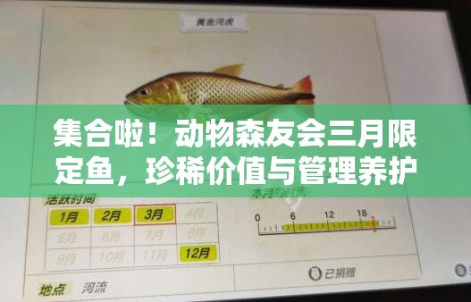 集合啦！动物森友会三月限定鱼，珍稀价值与管理养护技巧详解