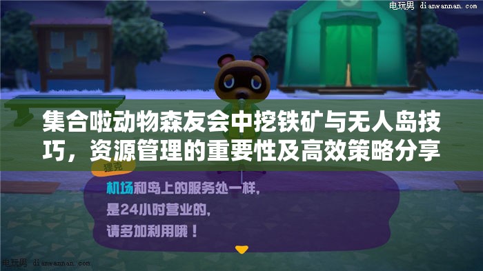 集合啦动物森友会中挖铁矿与无人岛技巧，资源管理的重要性及高效策略分享
