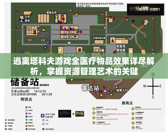 逃离塔科夫游戏全医疗物品效果详尽解析，掌握资源管理艺术的关键