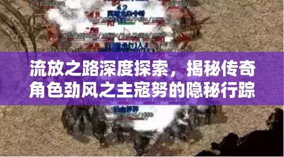 流放之路深度探索，揭秘传奇角色劲风之主寇努的隐秘行踪与背景