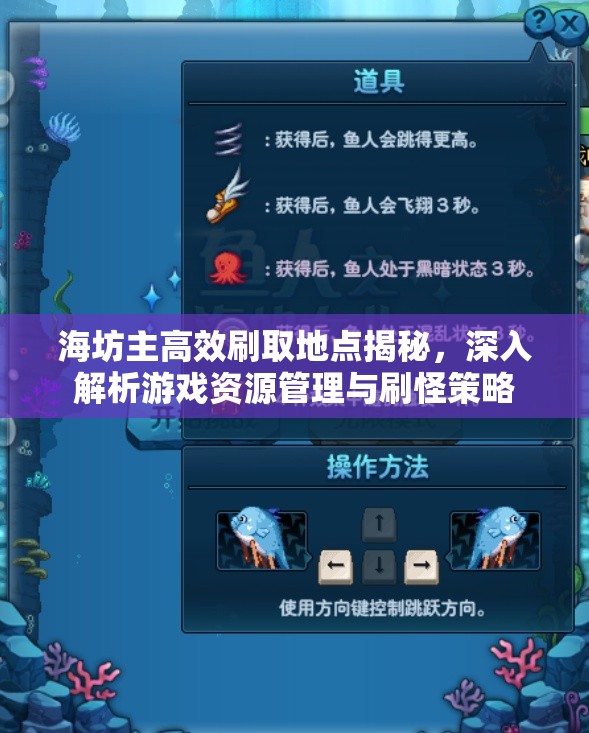 海坊主高效刷取地点揭秘，深入解析游戏资源管理与刷怪策略