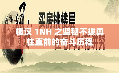 糙汉 1NH 之坚韧不拔勇往直前的奋斗历程