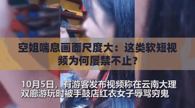 空姐喘息画面尺度大：这类软短视频为何屡禁不止？