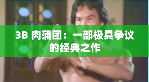 3B 肉蒲团：一部极具争议的经典之作