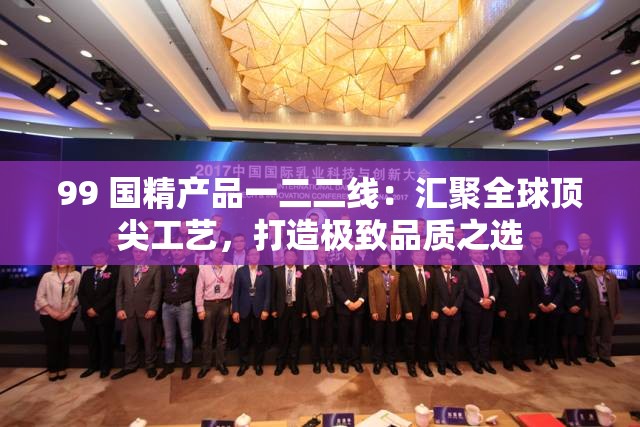 99 国精产品一二二线：汇聚全球顶尖工艺，打造极致品质之选