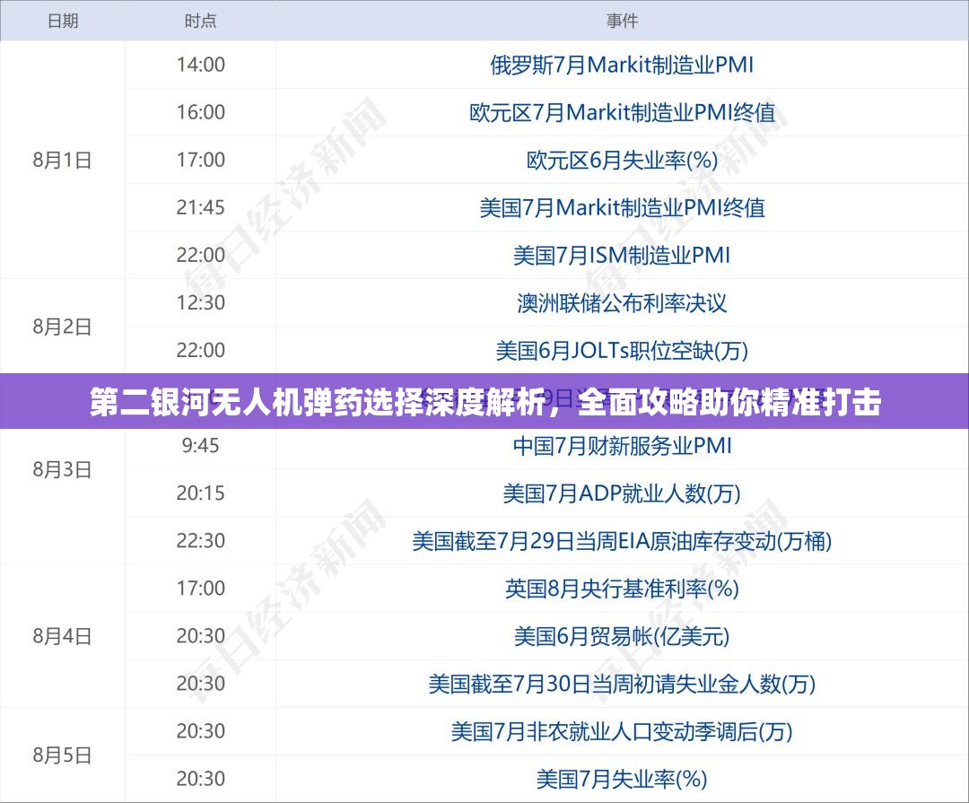 第二银河无人机弹药选择深度解析，全面攻略助你精准打击