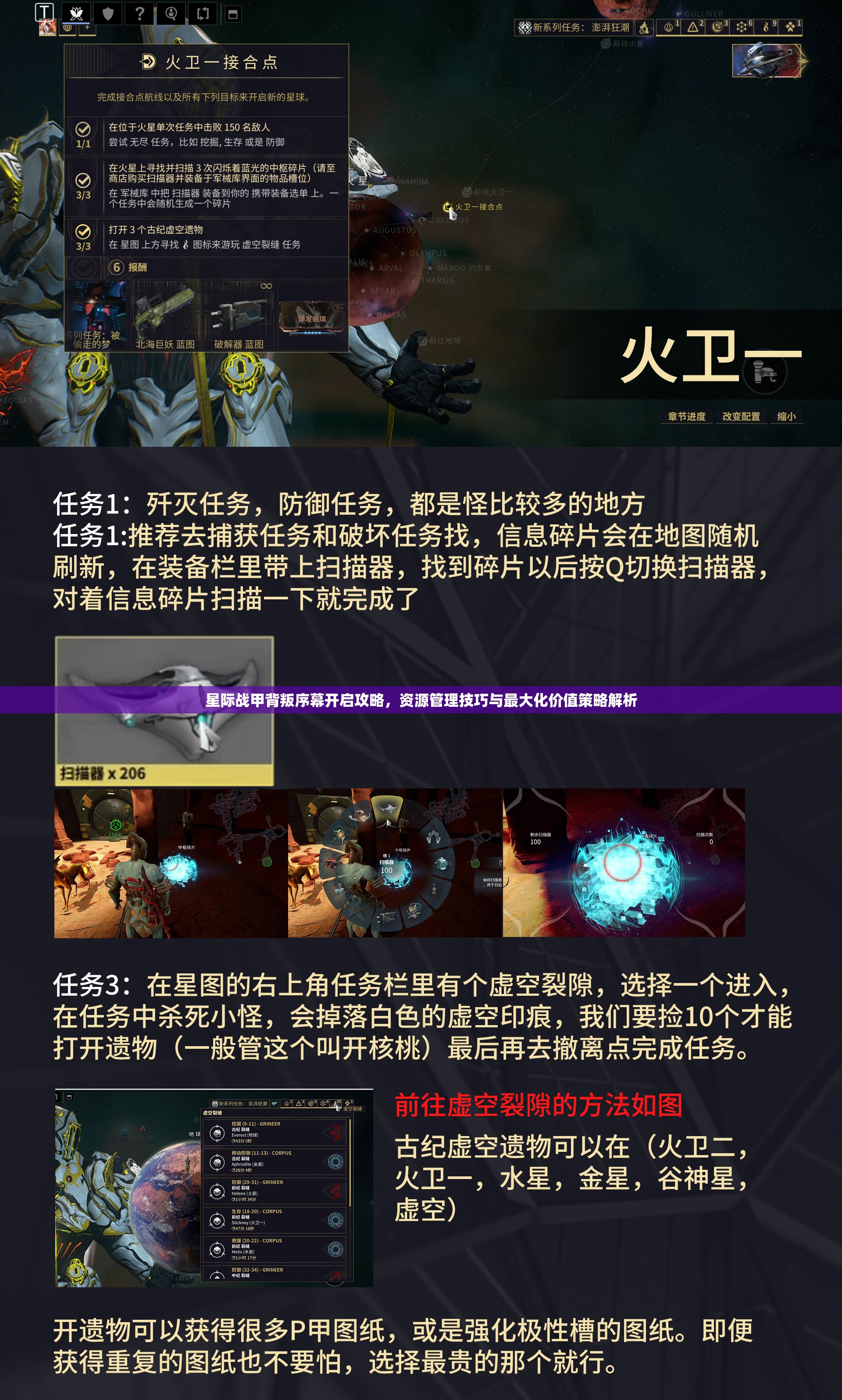 星际战甲背叛序幕开启攻略，资源管理技巧与最大化价值策略解析