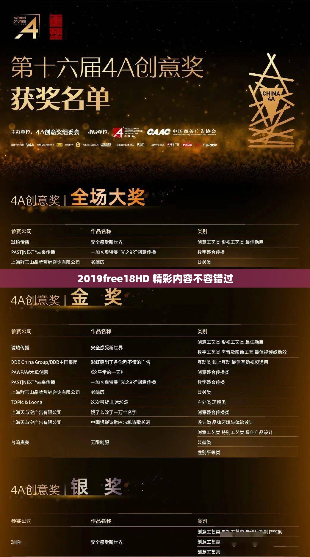 2019free18HD 精彩内容不容错过