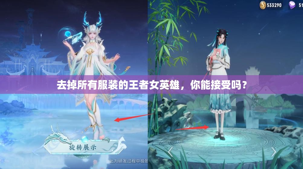 去掉所有服装的王者女英雄，你能接受吗？