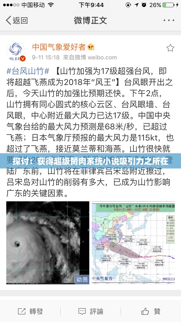 探讨：获得超级胬肉系统小说吸引力之所在