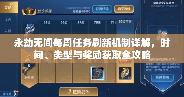 永劫无间每周任务刷新机制详解，时间、类型与奖励获取全攻略