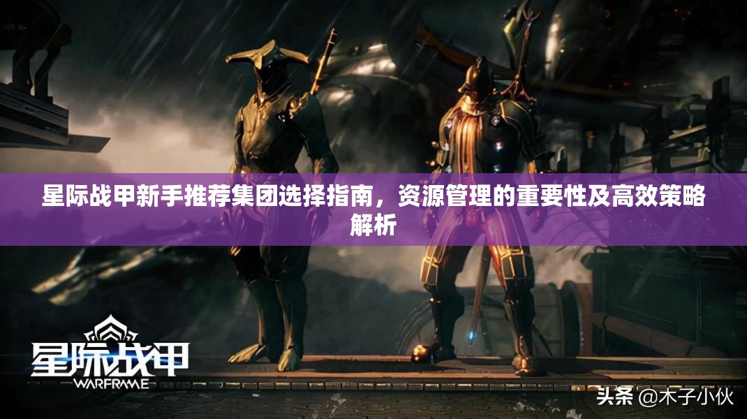 星际战甲新手推荐集团选择指南，资源管理的重要性及高效策略解析