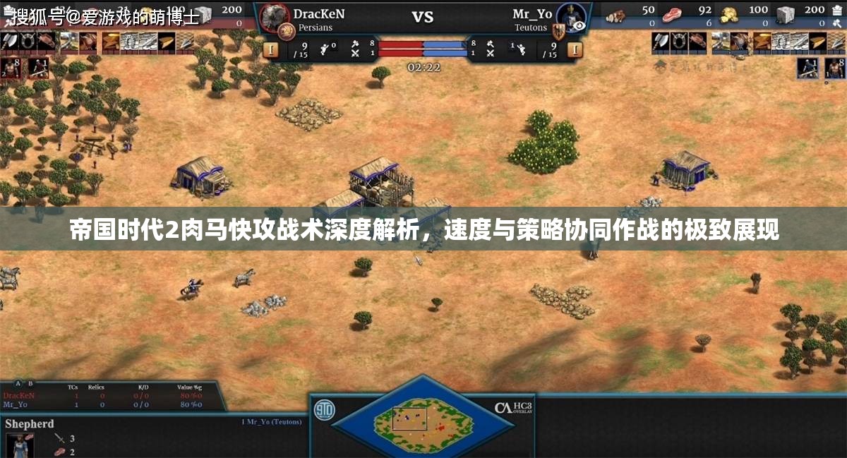 帝国时代2肉马快攻战术深度解析，速度与策略协同作战的极致展现